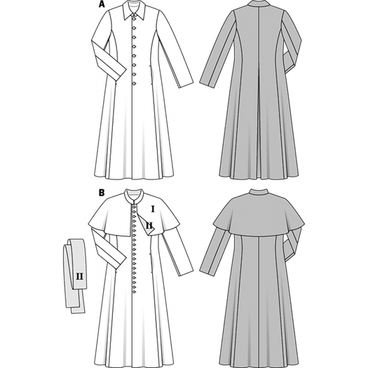 (u'Patron Manteau Matrix / Manteau Pr\xeatre BURDA 2388',)