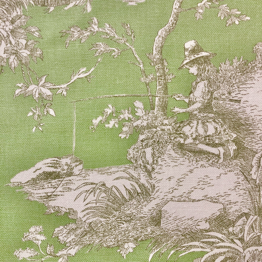 (u"Toile de Jouy HISTOIRE D'EAU Vert",)