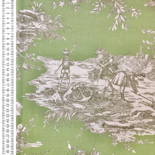 (u"Toile de Jouy HISTOIRE D'EAU Vert",)